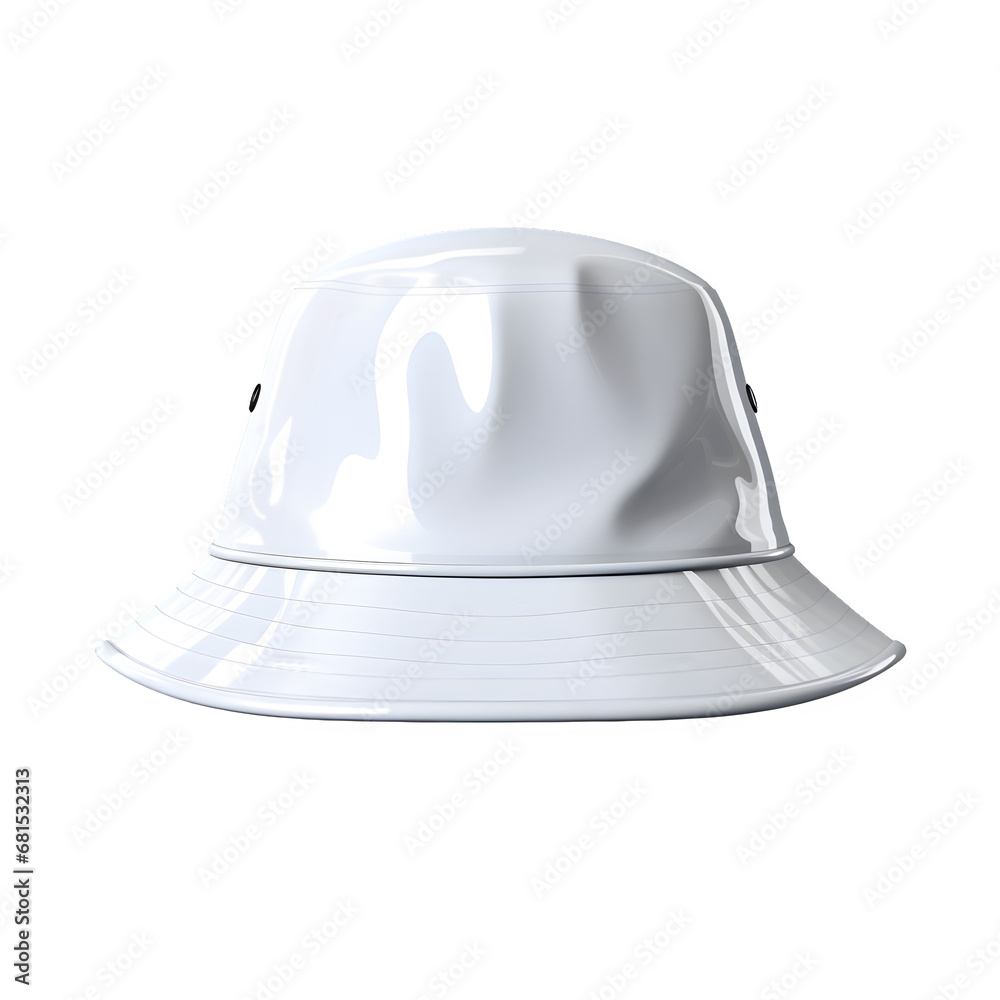 Fototapeta premium white hat isolated on transparent or white background 