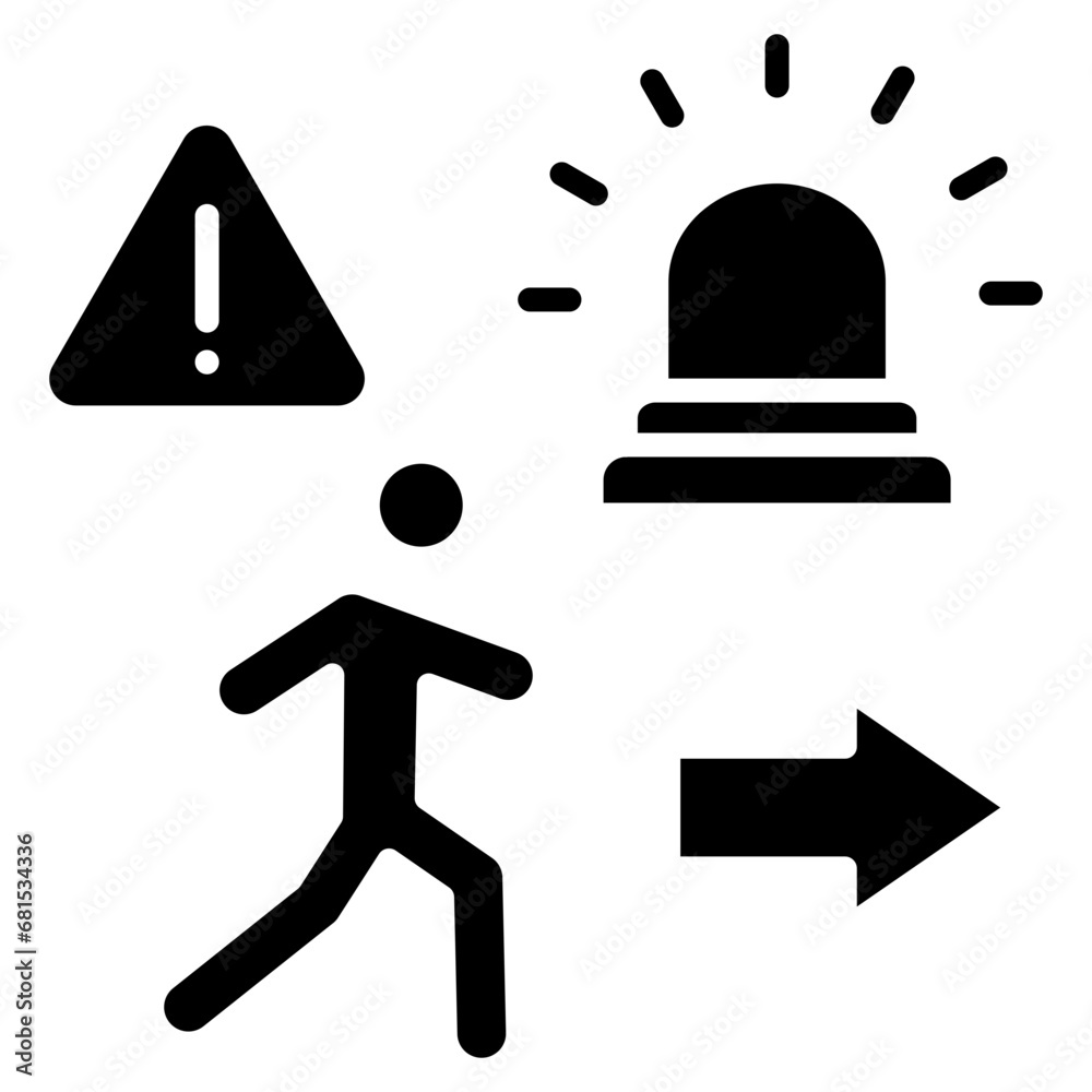Crisis Preparedness Icon Element For Design Crisis Preparedness Icon Element For Design
