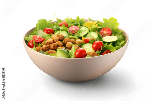 Vegan bowl with vegetables photo