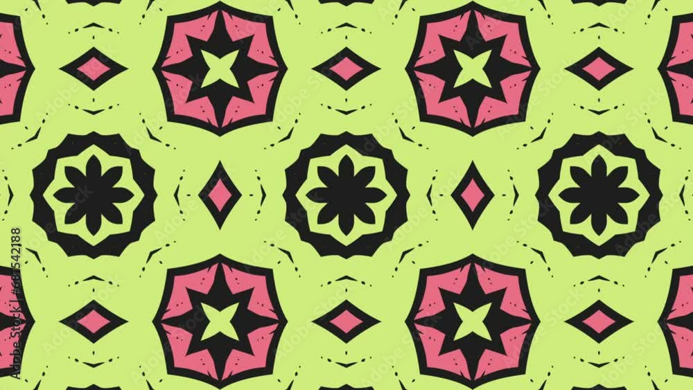 Abstract kaleidoscope ornament mandala motion tile background pattern animation wallpaper Abstract kaleidoscope ornament mandala motion tile background pattern animation wallpaper
