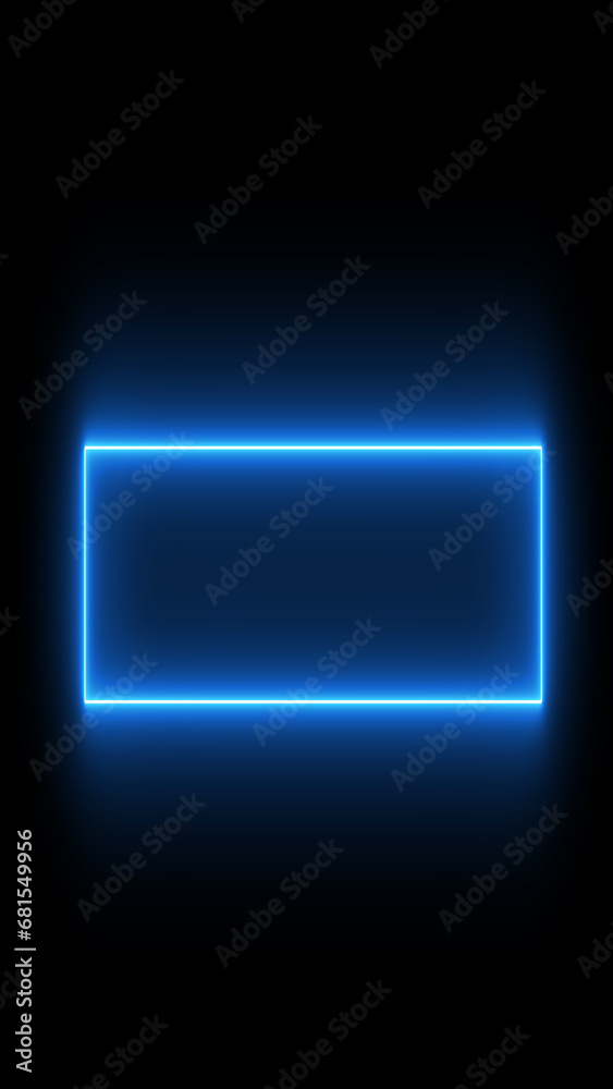 Neon Lower Third abstract illustration in cool color in vertical high resolution. Neon Lower Third for a title, TV news, and news channels. Easy to use.