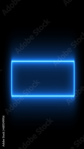 Neon Lower Third abstract illustration in cool color in vertical high resolution. Neon Lower Third for a title, TV news, and news channels. Easy to use.