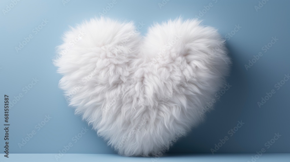 Fluffy Heart Cloud White Blue,Valentine Day Background, Background For Banner, HD Fluffy Heart Cloud White Blue,Valentine Day Background, Background For Banner, HD