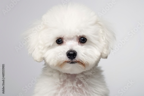 Bichons Frise cute dog isolated on white background