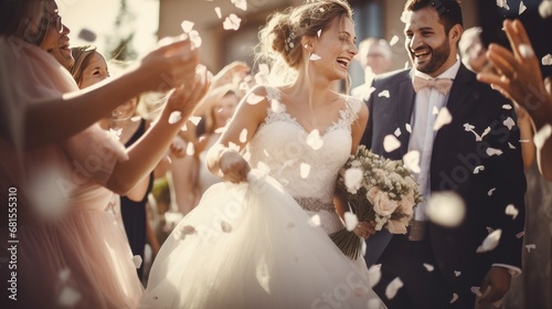 Happy romantic young couple