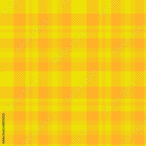 Yellow Tartan Plaid Pattern Seamless. Checkered fabric texture for flannel shirt, skirt, blanket
