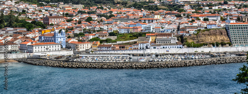 Vista Panorâmica da Cidade de Angra do Heroísmo a partir do Forte de São Sebastião. photo