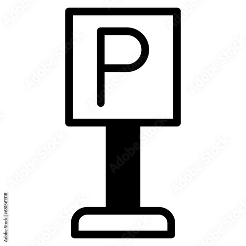 parking sign dualtone