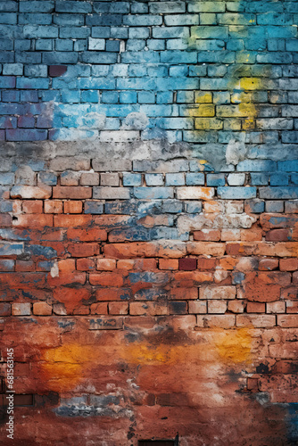 Dirty wall of bricks texture for backdrop and design