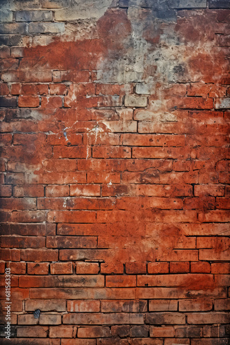 Dirty wall of bricks texture for backdrop and design © grey