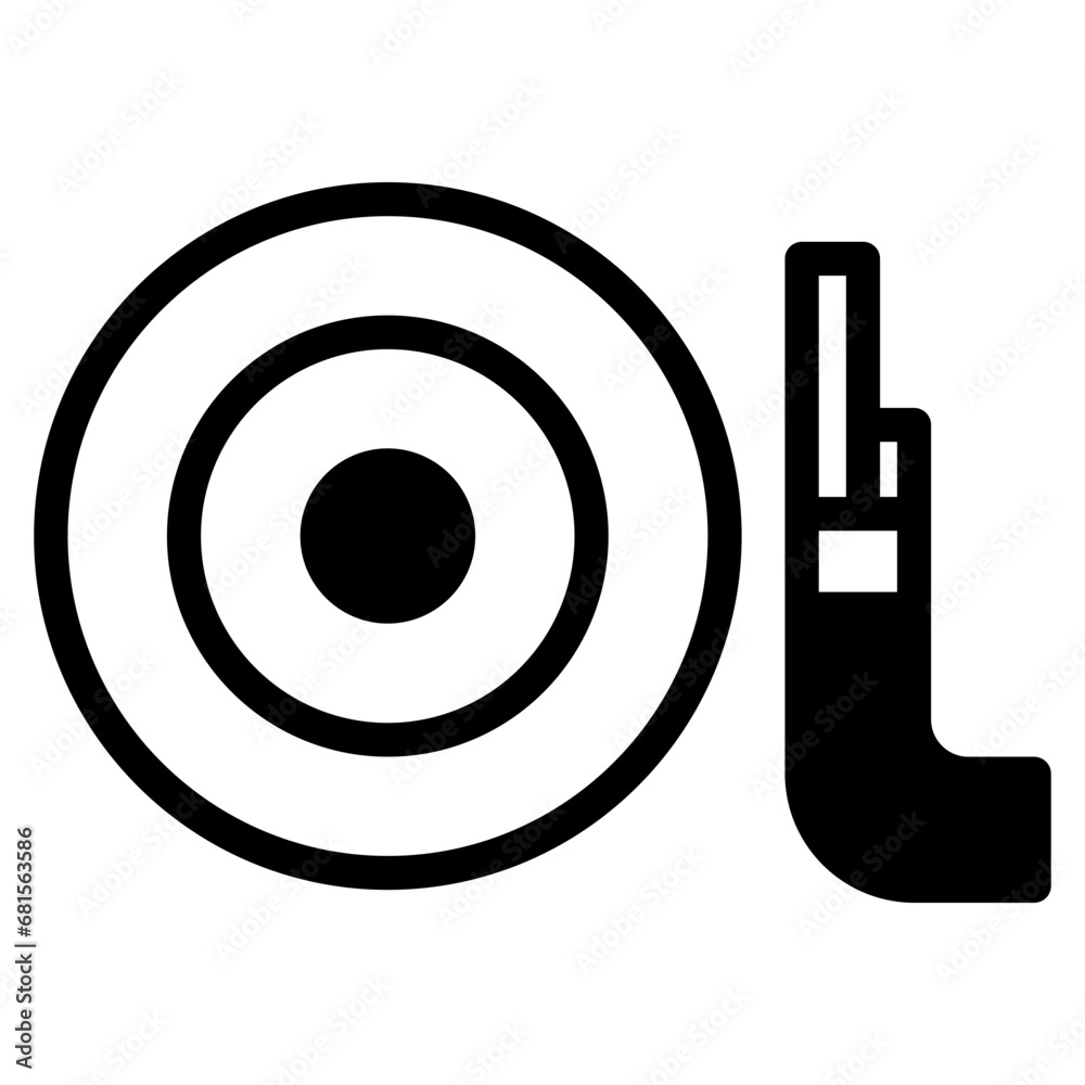 gun target board dualtone