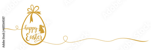 easter eggs line art style vector