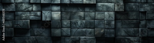 Aged and Weathered Dark Gray Wall with Illuminated Section