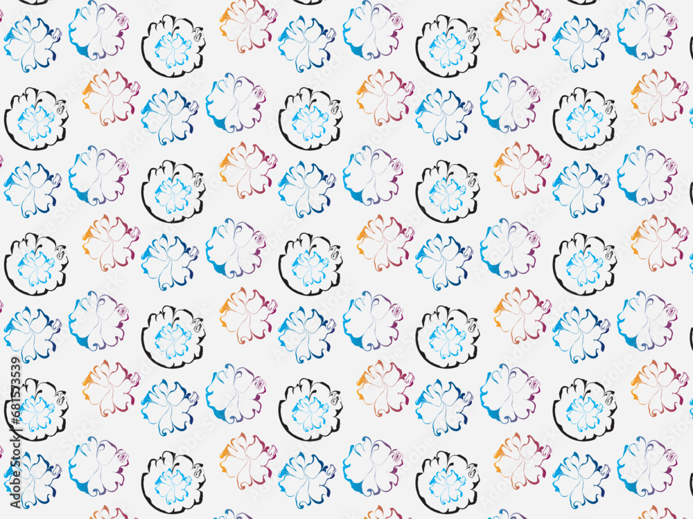 seamless pattern with flowers seamless pattern with flowers