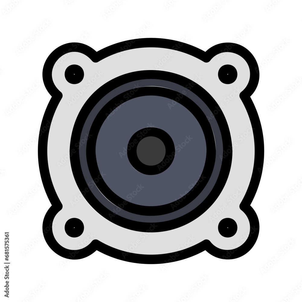 Woofer Fill Icon