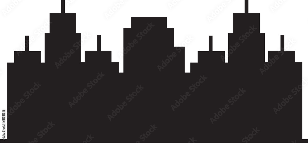 Silhouette City Skyscraper Illustration
Silhouette City Skyscraper Illustration