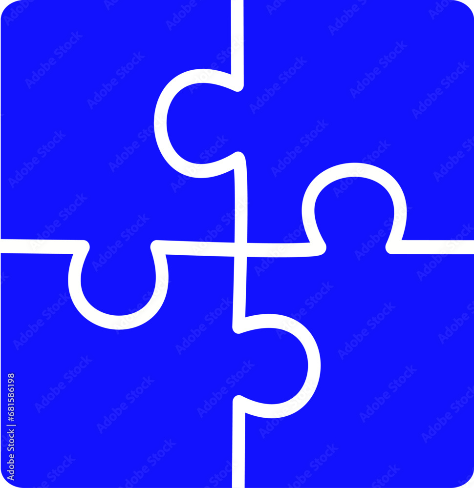 Puzzle vector icon. Cooperation. symbol. Replaceable vector design. Puzzle vector icon. Cooperation. symbol. Replaceable vector design.