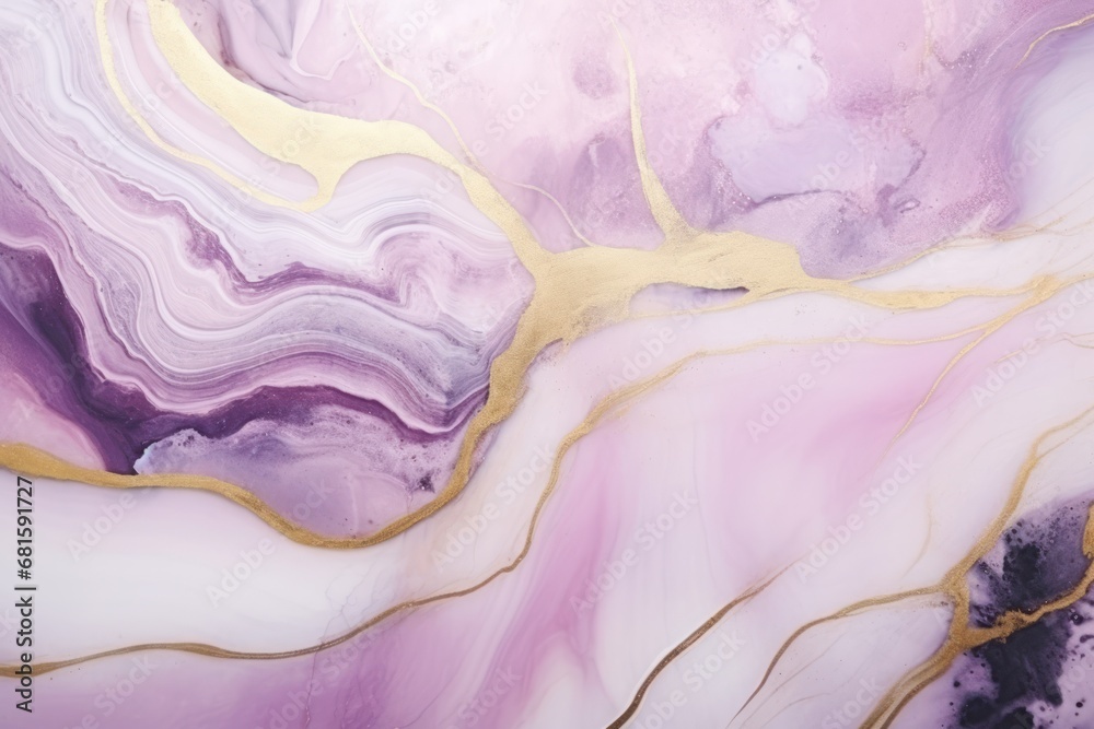  a close up of a painting with a purple and gold design on the top and bottom of the painting and the bottom part of the painting is white and the bottom part of the picture.