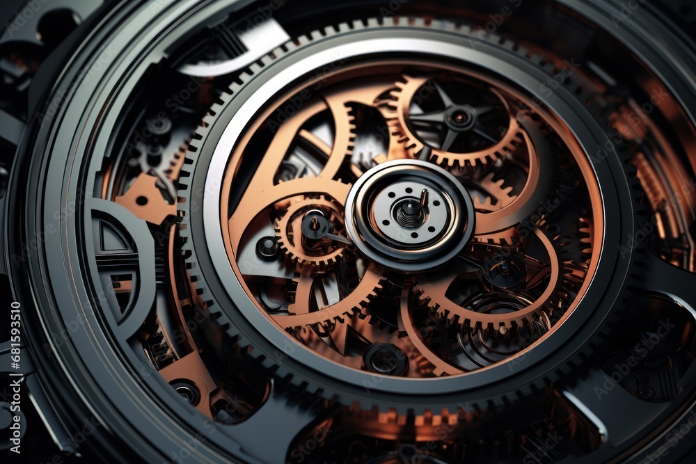  a close up of the inside of a clock with gears on the outside of the clock and on the inside of the inside of the outside of the outside of the clock.