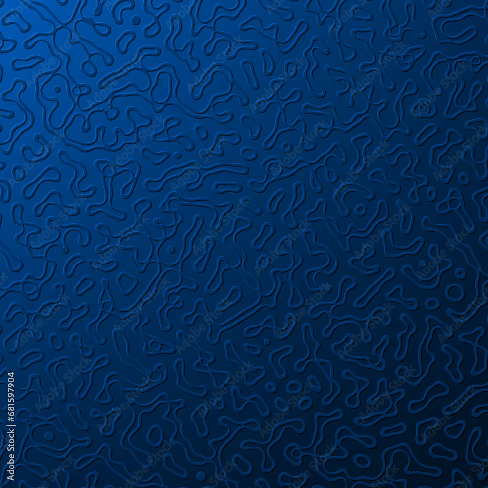 Blue embossed abstract poster design with Turing pattern. Rippled effect of the illusion of movement for banner, flier, invitation, cover, business card. Blue embossed abstract poster design with Turing pattern. Rippled effect of the illusion of movement for banner, flier, invitation, cover, business card.
