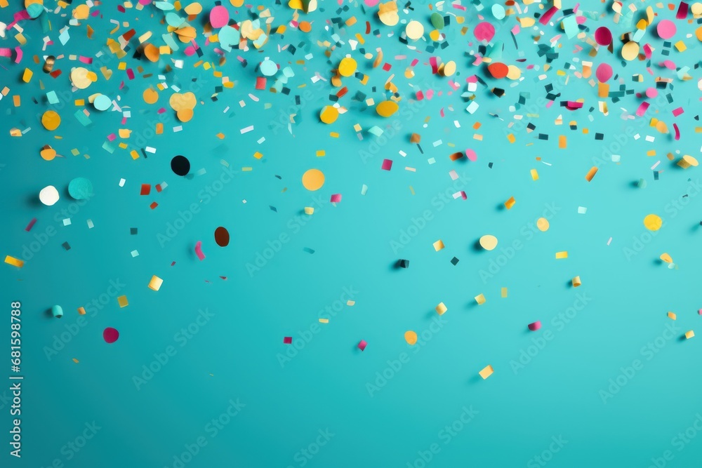 a lot of confetti on a blue background with a lot of confetti on the bottom of the image and a lot of confetti on the bottom of confetti on the image. a lot of confetti on a blue background with a lot of confetti on the bottom of the image and a lot of confetti on the bottom of confetti on the image.