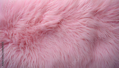  Pink fur texture top view © Giuseppe Cammino