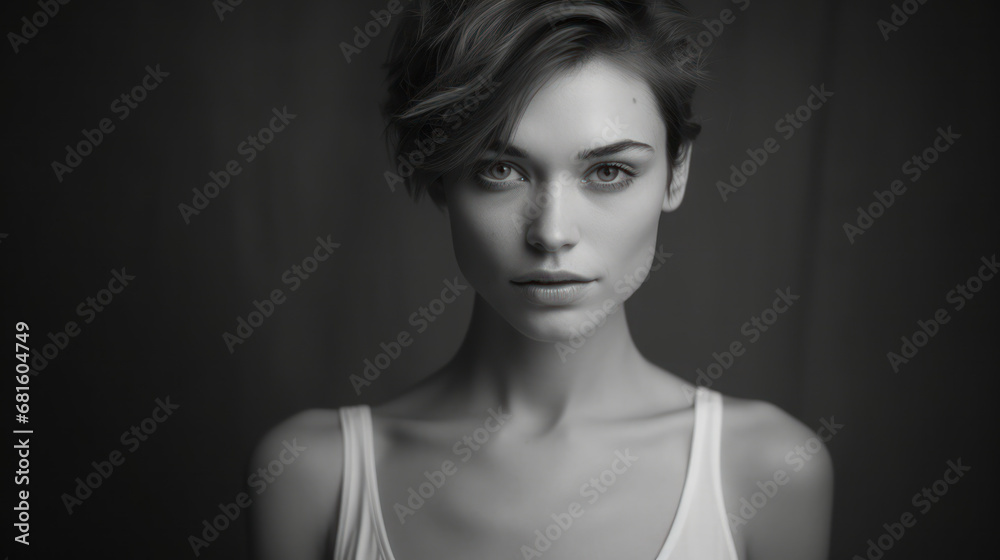 Portrait women of International Women's Day, on the isolated background Portrait women of International Women's Day, on the isolated background