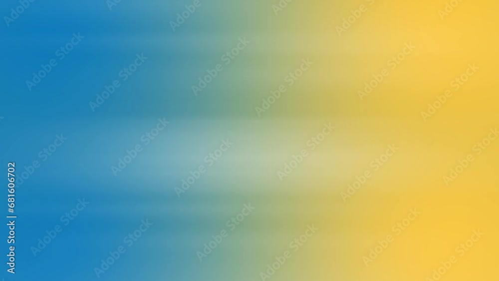 Abstract yellow blue motion background. Moving dynamic loop video.