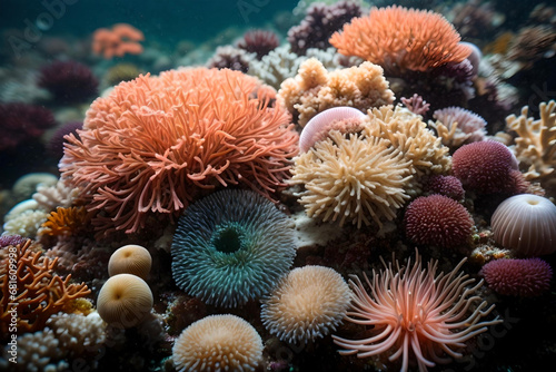 A Beautiful Natural Saltwater Coral Reef