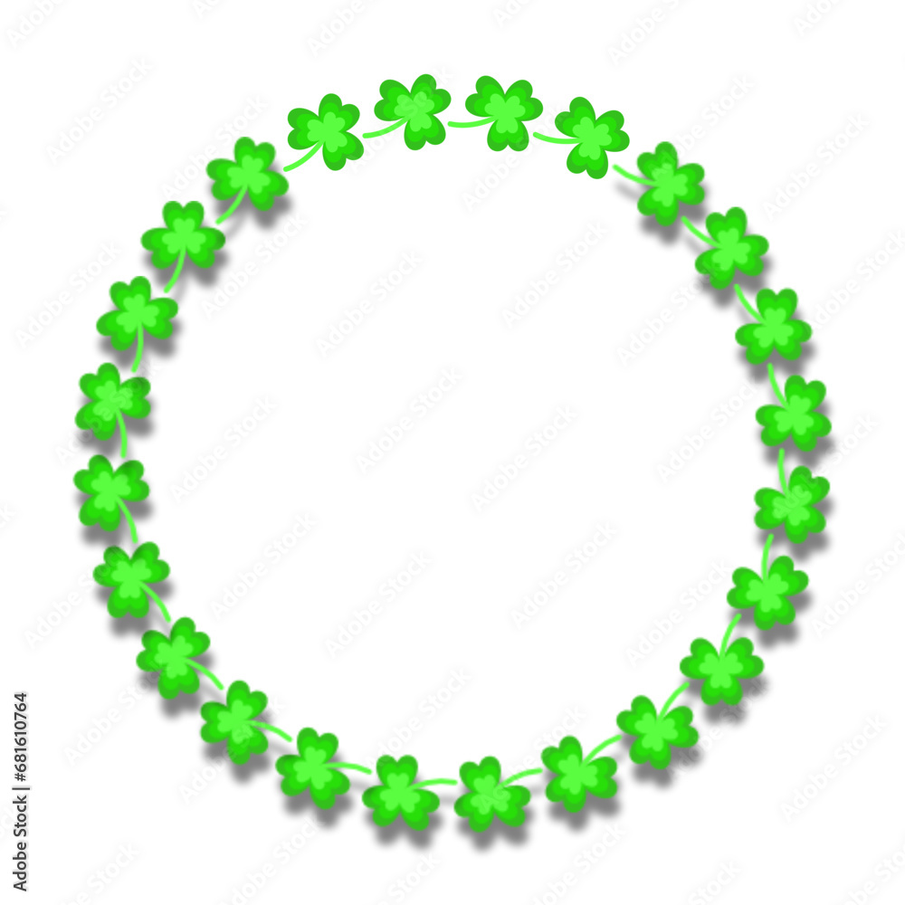 St Patricks Day Decoration Frame. Single Icon. Svg File. Design Element. St Patricks Day Decoration Frame. Single Icon. Svg File. Design Element.