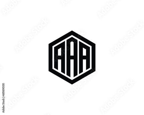 AAA logo design vector template