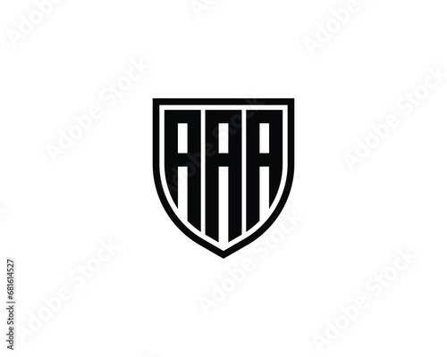 AAA logo design vector template