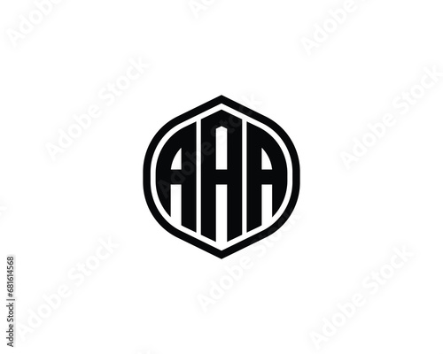 AAA logo design vector template