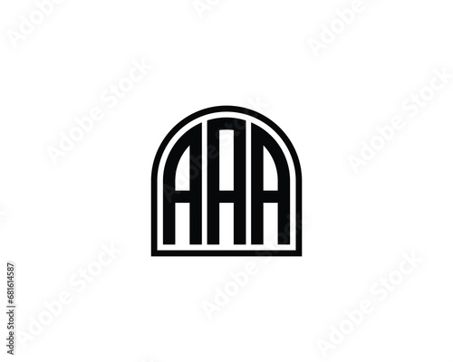 AAA logo design vector template