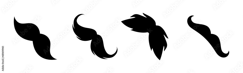 Mustache icons. Vector mustache icons. Mens mustaches. Mustache icons. Vector mustache icons. Mens mustaches.