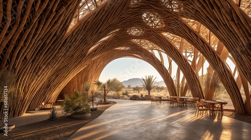 In the heart of the desert and Architecture