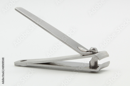 nail clippers on a white background photo