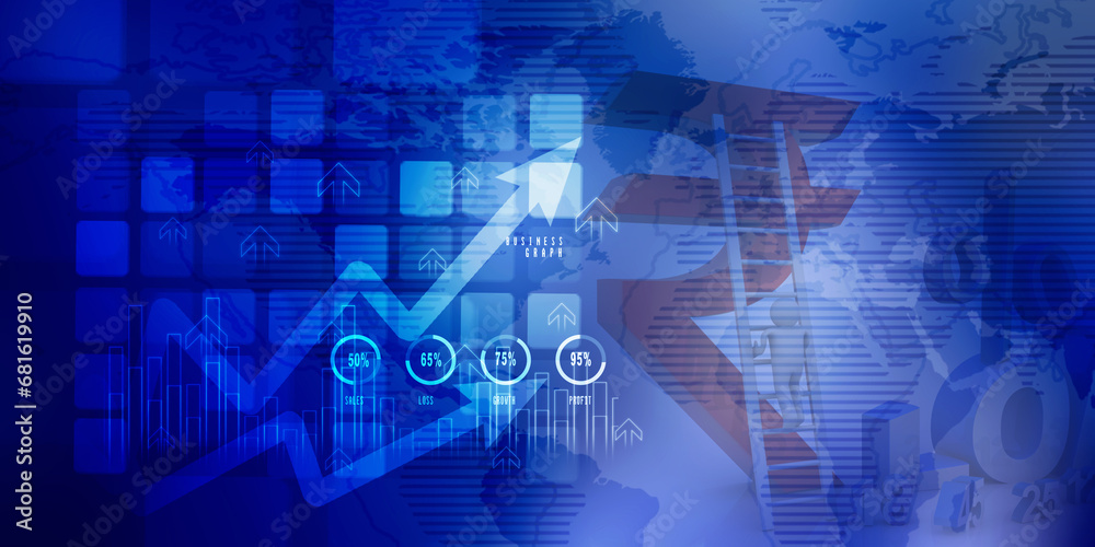 2d rendering Stock market online business concept. business Graph
2d rendering Stock market online business concept. business Graph