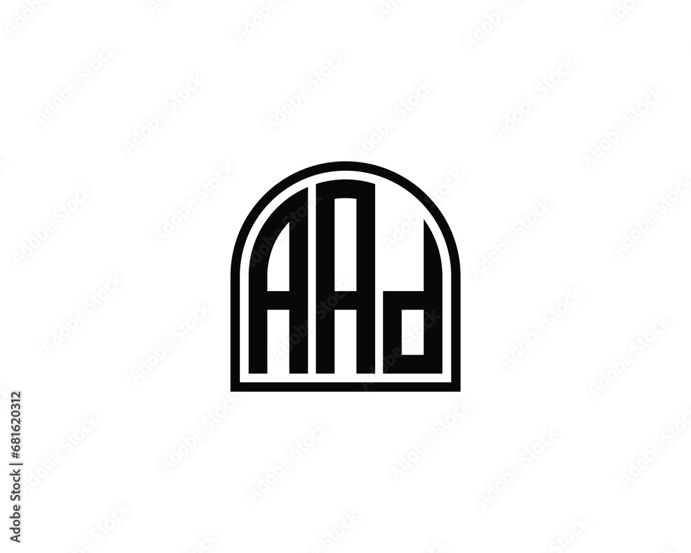 AAD logo design vector template AAD logo design vector template
