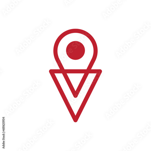 v pin location logo design Free Download v pin location logo design - GFXLoad