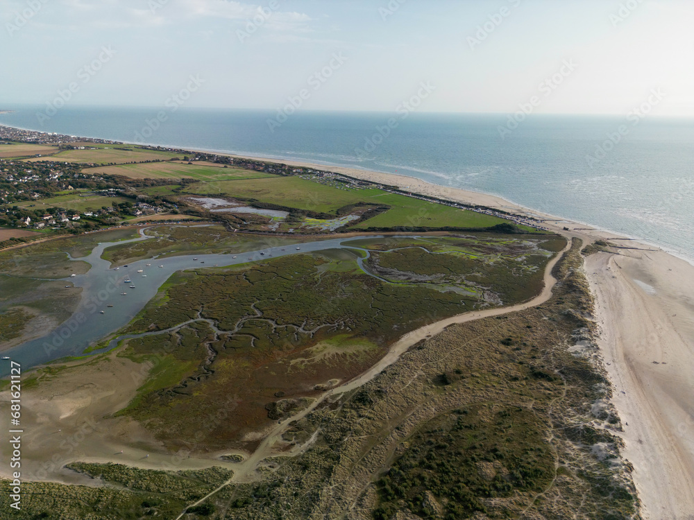West Wittering Marsh Area Aerial View