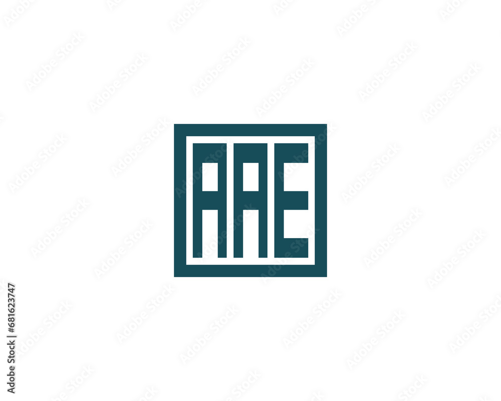 AAE logo design vector template AAE logo design vector template