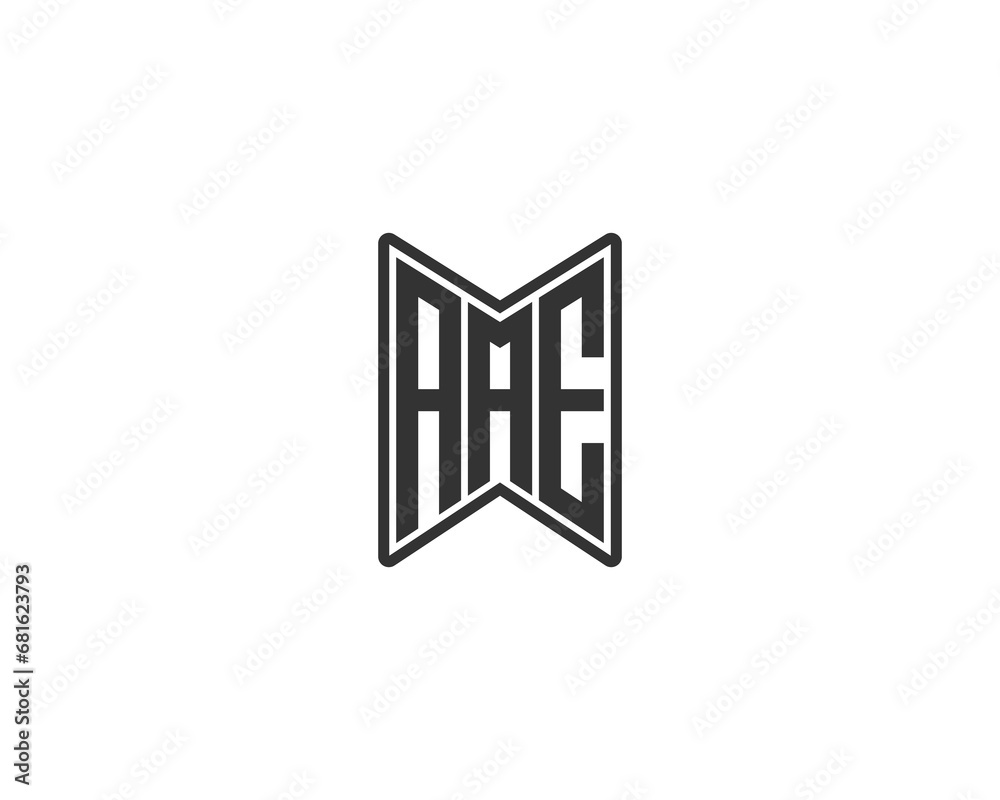 AAE logo design vector template AAE logo design vector template