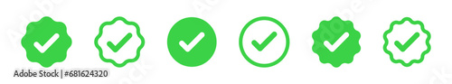 Free Download Check mark vector icon. Green check mark icon. Checkmark Illustration. - GFXLoad