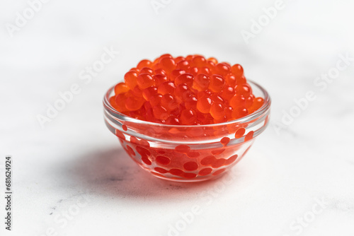 red caviar, salmon caviar