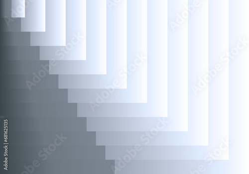 Fondo de escaleras en tonos grises y blanco