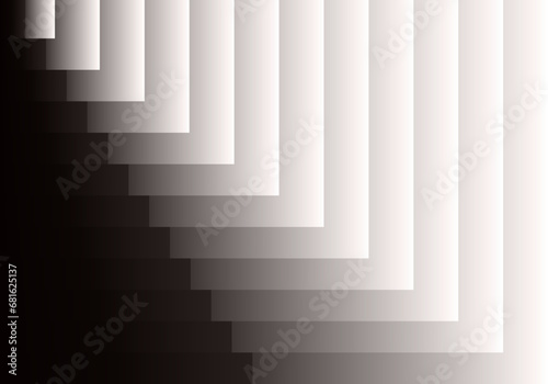 Fondo de escaleras en tonos grises y blanco