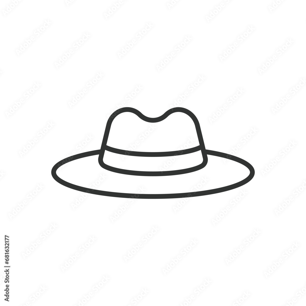 Western cowboy hat icon line design. Western, Cowboy, Hat, Country, Headwear, American, Old West, Wild West, Country hat vector illustrations. Western cowboy hat illustration editable stroke Western cowboy hat icon line design. Western, Cowboy, Hat, Country, Headwear, American, Old West, Wild West, Country hat vector illustrations. Western cowboy hat illustration editable stroke