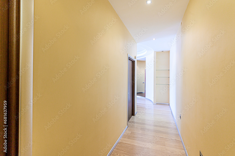 Fototapeta premium interior apartment corridor, hallway, doors