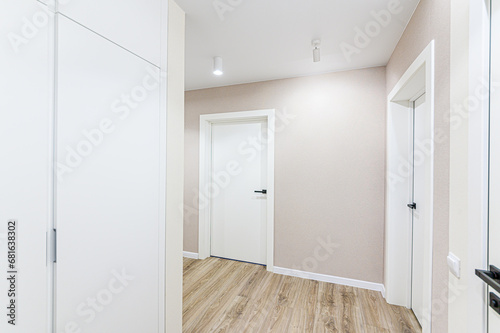 interior apartment corridor, hallway, doors © evgeniykleymenov